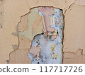 paint on a wall	 117717726