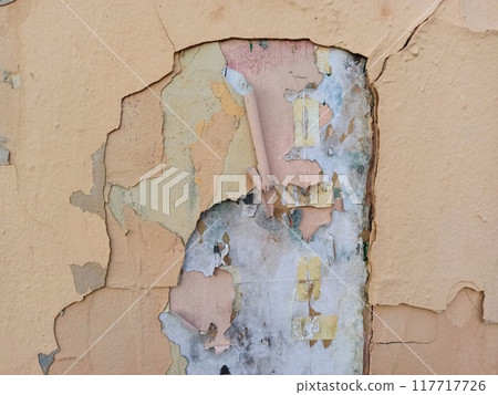 paint on a wall	 117717726