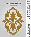 Vector element ethnic decorative ornament ethnic thai illustration 117718245