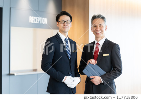 商人接待手套 117718806