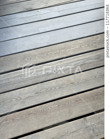 Wood floor texture, old grey wooden background 117718868