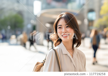 AI 產生的圖像 通勤女性的肖像 117719258