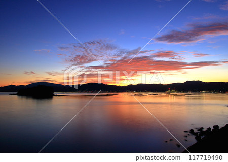 我想一直看瀨戶內海的夕陽景色 117719490