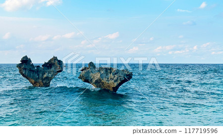 Heart Rock, Teenu Beach, Nakijin Village, Kouri 117719596