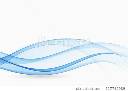 Abstract lines smooth lines, wave on white background. Design element. 117719989