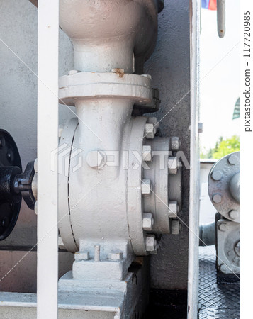 shafts of ship in Kaliiningrad city 117720985