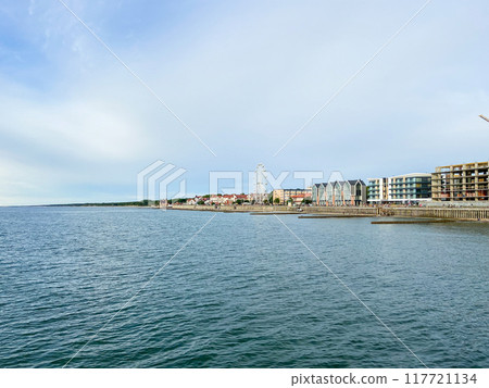 Baltic sea coastline in Zelenogradsk town 117721134