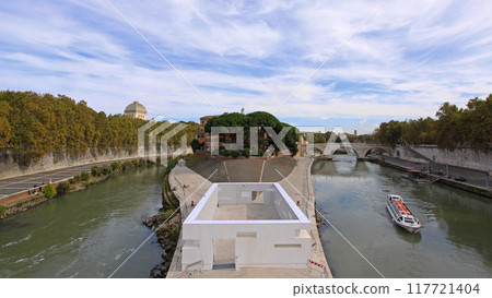 Tiber River Island Rome Tiber River Island Rome 117721404