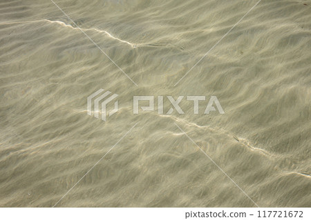 Shallow water with sandy bottom, Djerba, Tunisia Shallow water with sandy bottom, Djerba, Tunisia 117721672