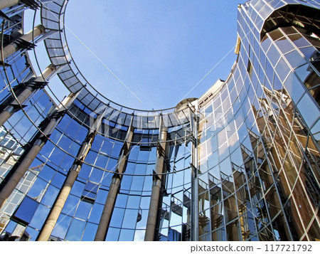 Oval business building 117721792