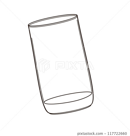 empty glass for water  117722660