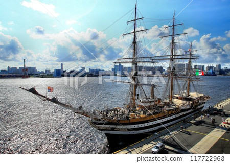 橫渡太平洋到達東京港…「世界上最美麗的船」海洋女王號【Amerigo Vespucci】 橫渡太平洋到達東京港…「世界上最美麗的船」海洋女王號【Amerigo Vespucci】 117722968