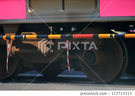 Image of a railroad crossing warning device (Shin-Keisei Line) Image of a railroad crossing warning device (Shin-Keisei Line) 117723313