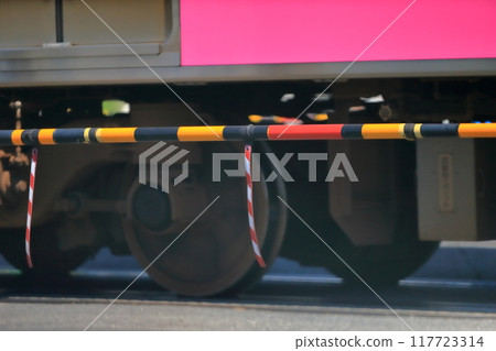 Image of a railroad crossing warning device (Shin-Keisei Line) Image of a railroad crossing warning device (Shin-Keisei Line) 117723314