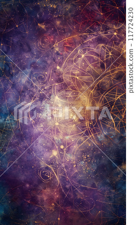 Abstract background, round mandala. Abstract background, round mandala. 117724230