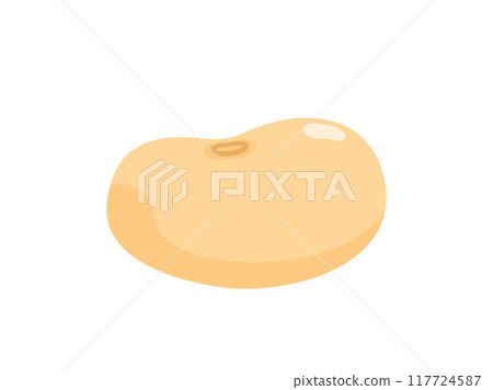 Single illustration of soybeans 117724587