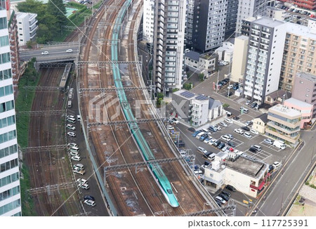 Tohoku Shinkansen Hayabusa Sendai Station Sendai City, Miyagi Prefecture Tohoku Shinkansen Hayabusa Sendai Station Sendai City, Miyagi Prefecture 117725391