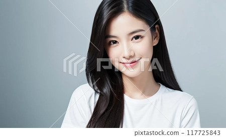 美麗的女性美女模型“AI生成圖像” 117725843