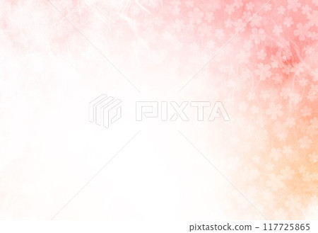 Cloud dragon paper pink floral background 117725865