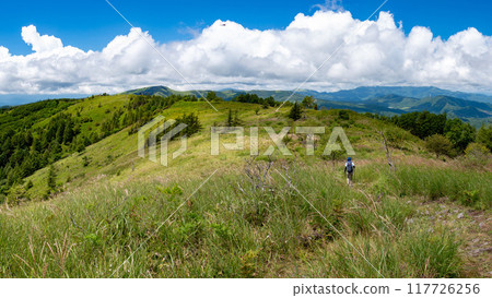 Spectacular views of Yakogamine trekking, Nagano Prefecture, Japan 117726256