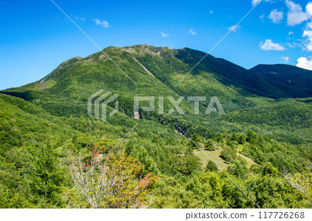 日本長野縣北小岳遠景，Yagogamine 健行的壯麗景色 117726268