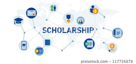 scholarship icon set scholar graduate school college needs financial tuition scholarship icon set scholar graduate school college needs financial tuition 117726878