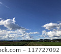Rural landscape, sky and clouds 117727092