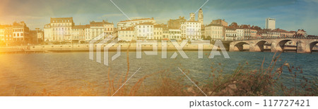 View of Macon town, France View of Macon town, France 117727421