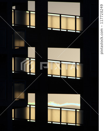 Bridge connecting the buildings 117728249