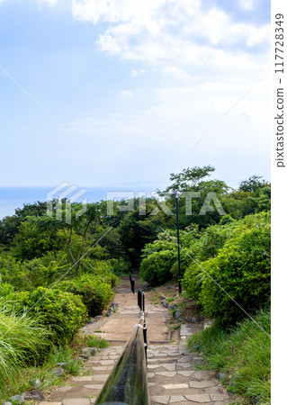 Looking down the stairs (Hiratsuka, Kanagawa Prefecture) 117728349