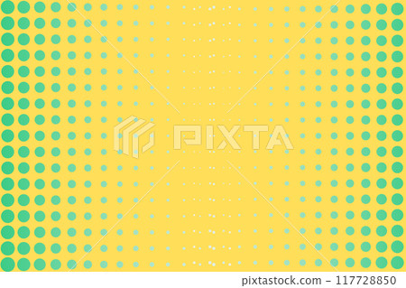 Dots halftone yellow green color pattern gradient texture background. Dots halftone yellow green color pattern gradient texture background. 117728850