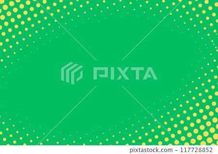 Dots halftone yellow green color pattern gradient texture background. Dots halftone yellow green color pattern gradient texture background. 117728852
