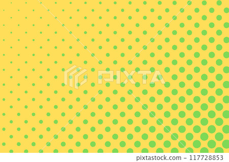 Dots halftone yellow green color pattern gradient texture background. Dots halftone yellow green color pattern gradient texture background. 117728853