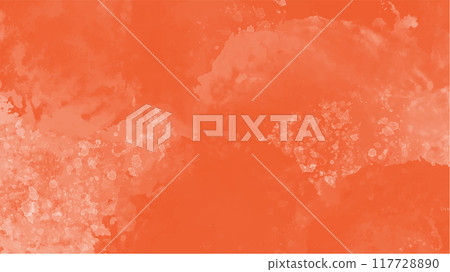 Abstract orange watercolor background.Hand painted watercolor. vector Abstract orange watercolor background.Hand painted watercolor. vector 117728890