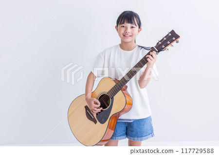 Girl with a guitar 117729588