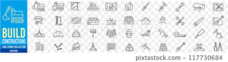Construction Building Icon Construction Building Icon 117730684