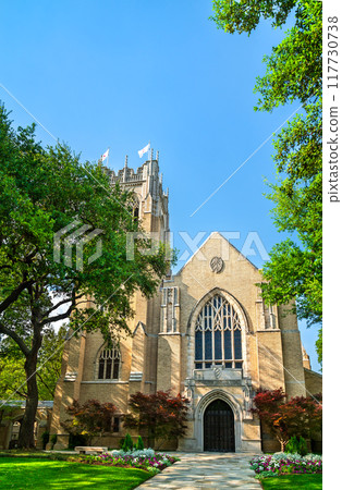 Highland Park United Methodist Church at Southern Methodist University in Dallas - Texas, United States 117730738