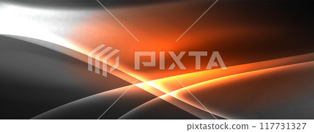 Lines and waves with neon light effect background for wallpaper, business card, cover, poster, banner, brochure, header, website Lines and waves with neon light effect background for wallpaper, business card, cover, poster, banner, brochure, header, website 117731327