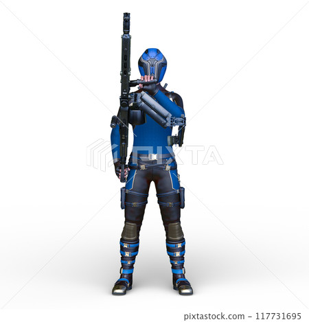 Cyber warrior 117731695