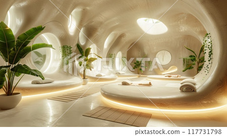 白色時尚臥室 白色時尚臥室 117731798