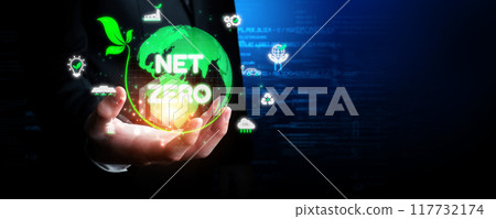 Net zero concept with sustainability EIDE 117732174