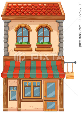 Charming Two-Story Shop Building 117732707