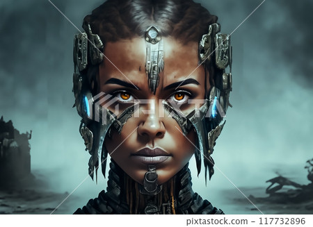女機器人戰士形象圖 117732896