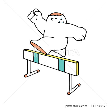 People who overcome hurdles 117733378