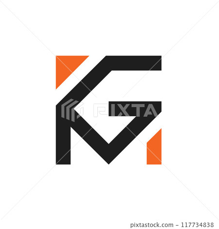 KGM letter square icon logo vector concept design for banding identity web KGM letter square icon logo vector concept design for banding identity web 117734838