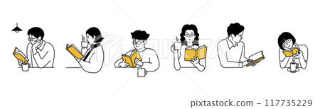 一邊讀書一邊喝咖啡的時光 117735229