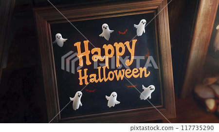 halloween, message board, sign 117735290