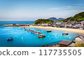 Seaside village scene 02 117735505