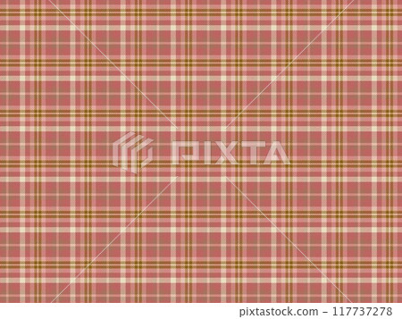 Autumn red tartan check pattern background material 117737278