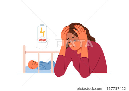 Single mother experiences postpartum depression and suffers from lack of energy to raise son Single mother experiences postpartum depression and suffers from lack of energy to raise son 117737422
